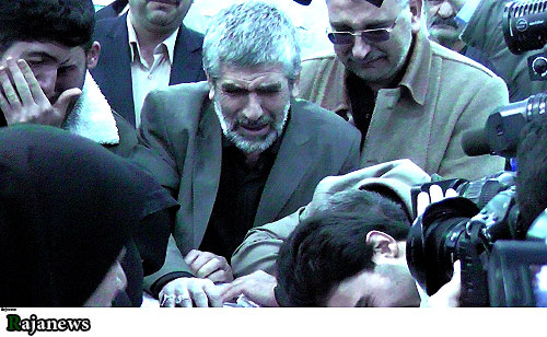475631 فیلم وداع خانواده شهید احمدی روشن با شهید