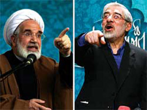 مناظره انتخاباتی مهدی کروبی و میرحسین موسوی + دفاعیات احمدی نژاد